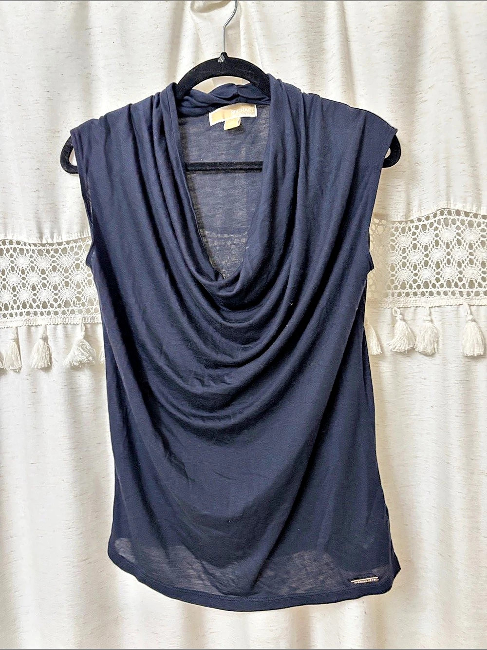 Michael Kors Women's Draped Tunic in Blue